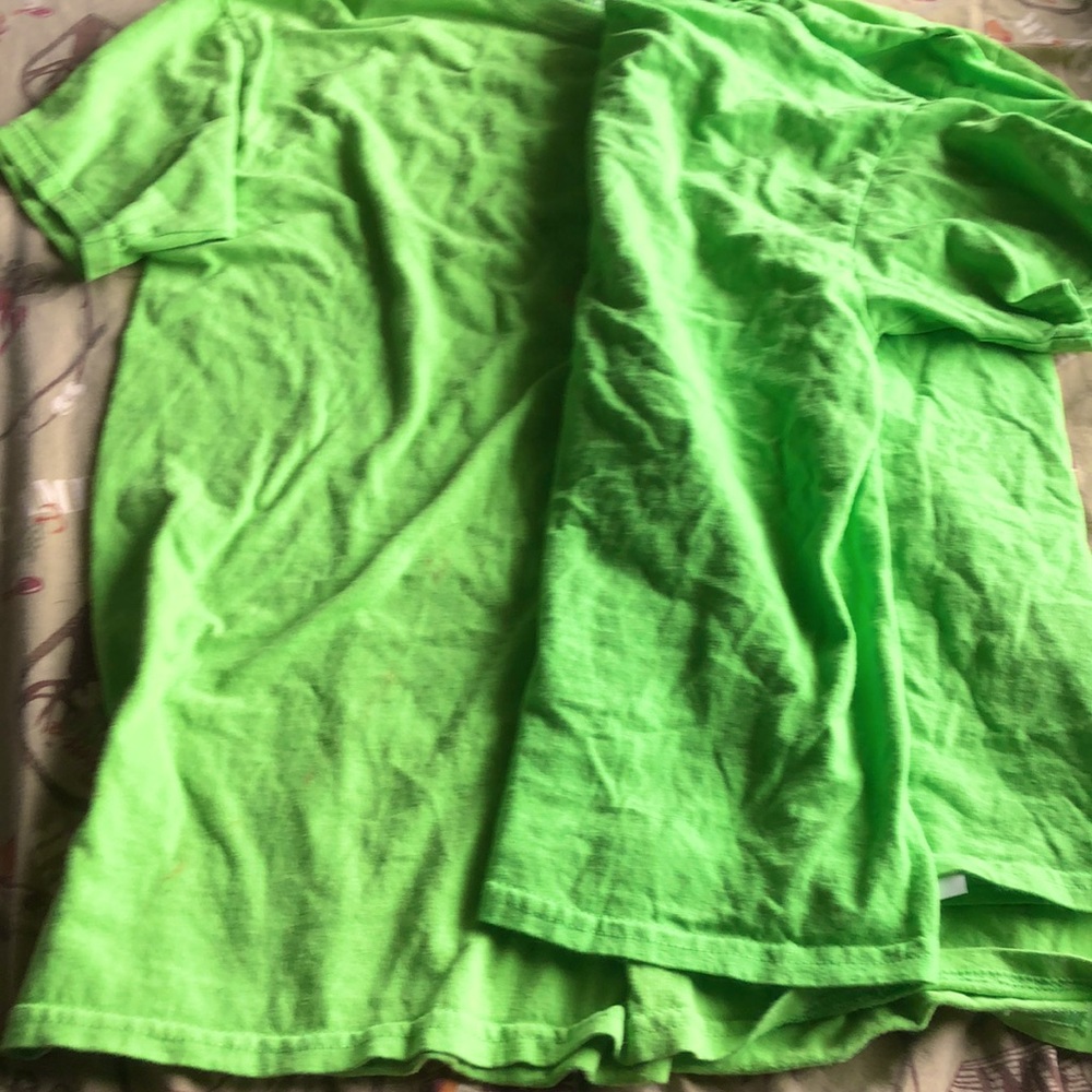 Plain green shirt